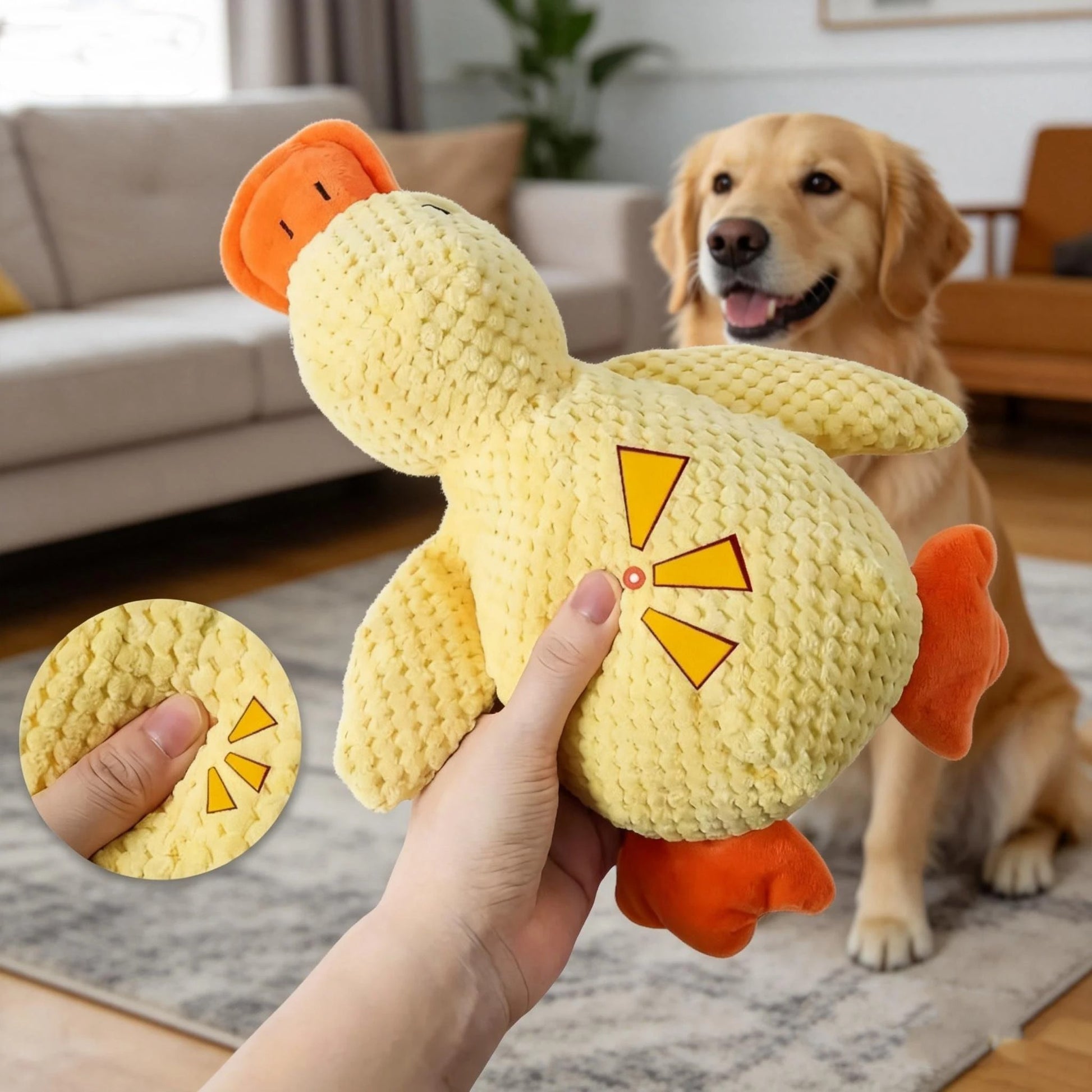 Peluche Canard pour Chien