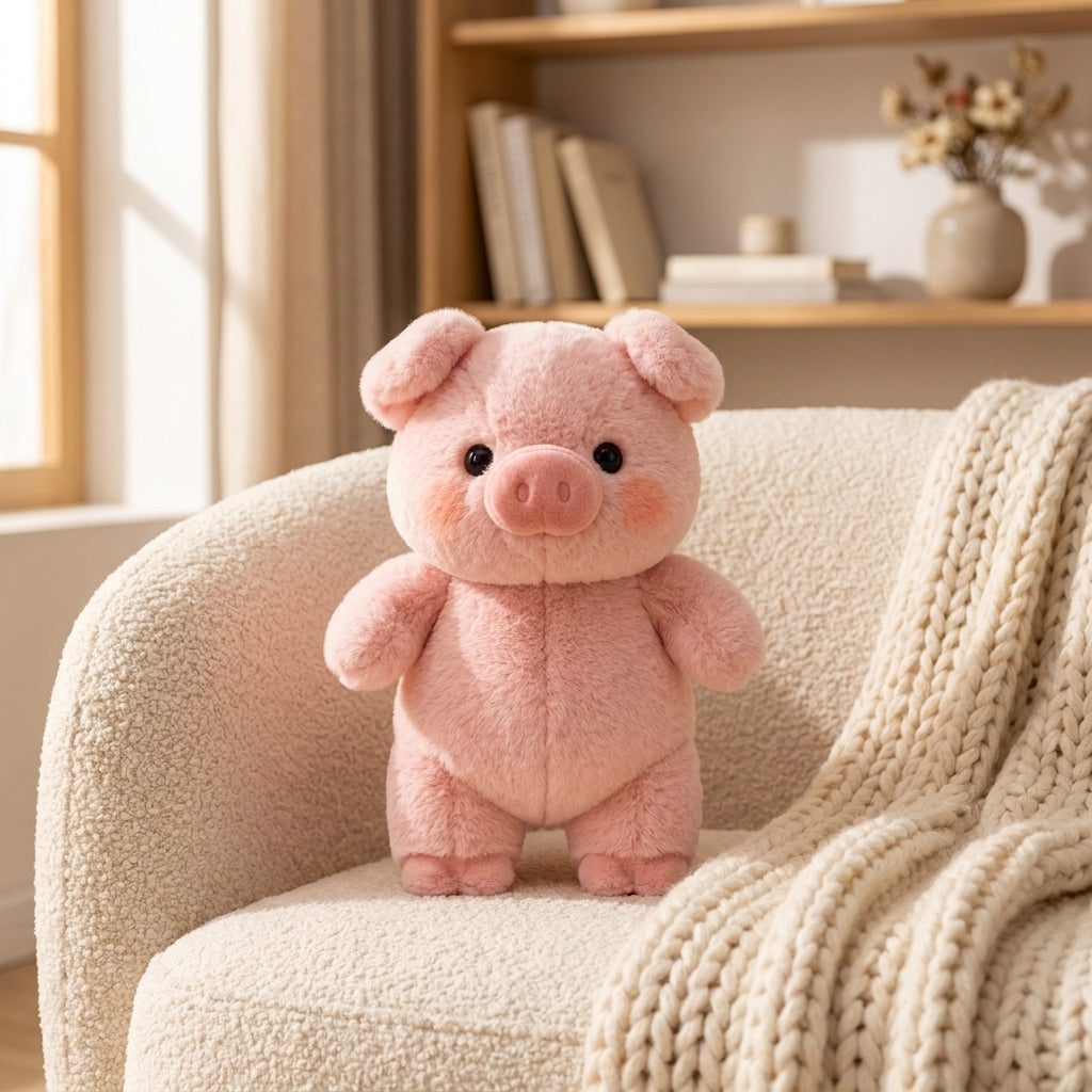 Peluche Animaux qui Court – Panda, Chiot, Agneau, Cochon