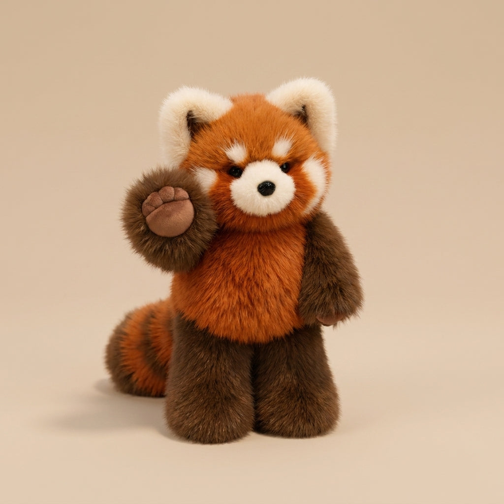 Peluche Panda Roux & Renard qui Court – Édition Duo