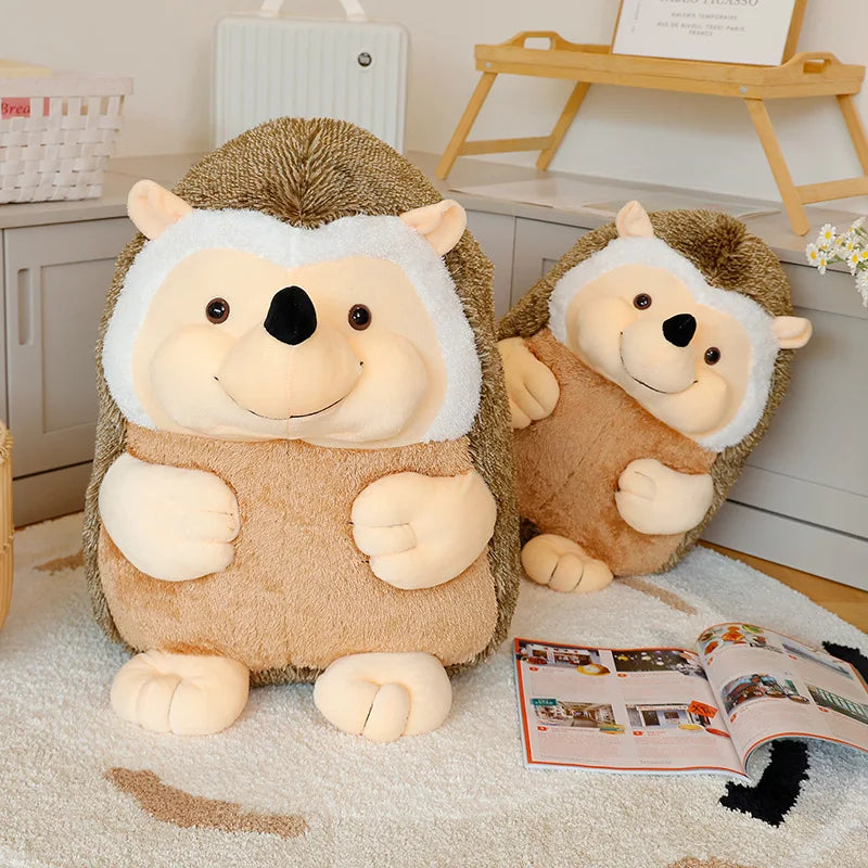 Peluche Hérisson Assis XXL | Peluche rigolote kawaii | Décoration enfant et cadeau original