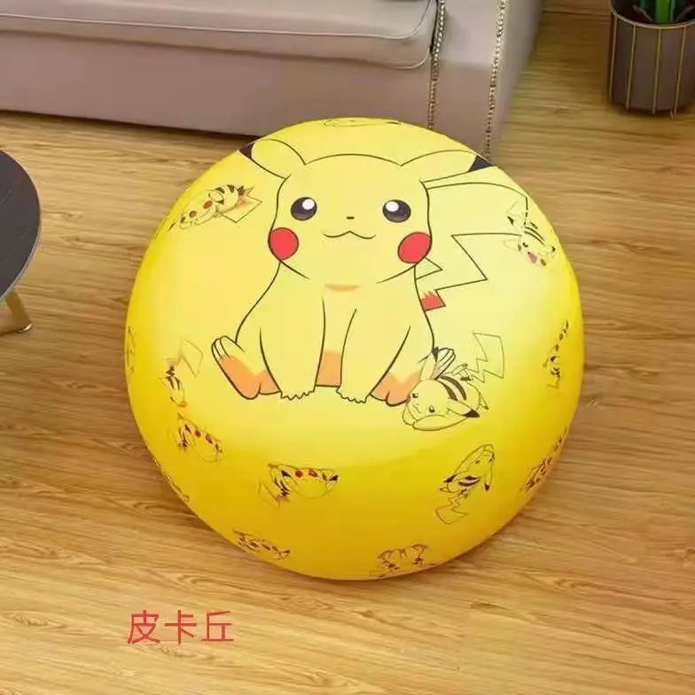 Pouf rond & grand – Siège moelleux motif Totoro / Garfield / Doraemon
