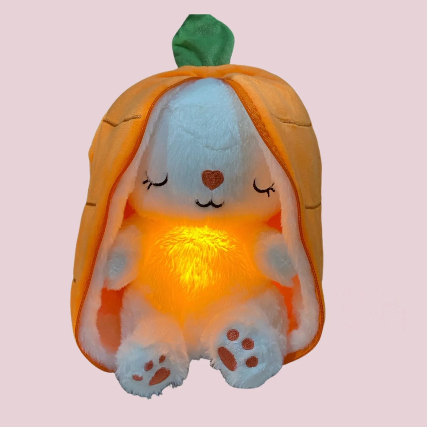Peluche qui respire lumineuse — 4 modes et berceuse