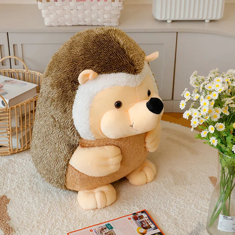 Peluche Hérisson Assis XXL | Peluche rigolote kawaii | Décoration enfant et cadeau original