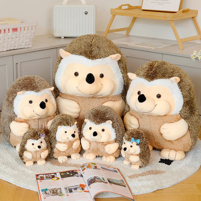 Peluche Hérisson Assis XXL | Peluche rigolote kawaii | Décoration enfant et cadeau original