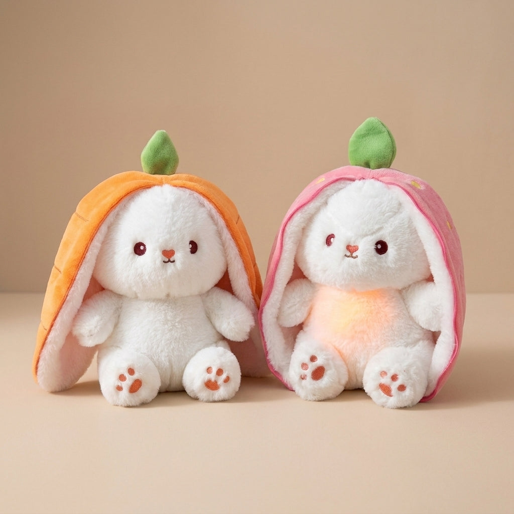 Peluche qui respire lumineuse — 4 modes et berceuse