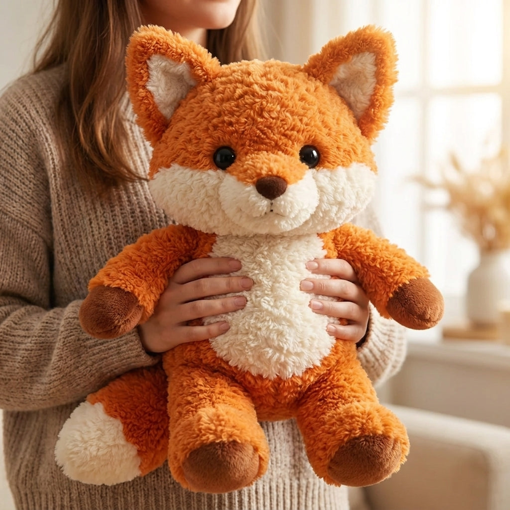 Peluche Panda Roux & Renard qui Court – Édition Duo