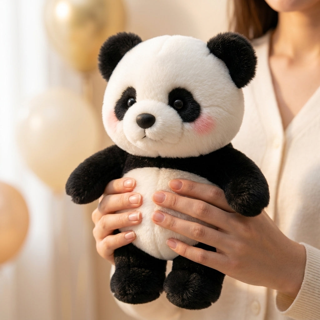 Peluche Animaux qui Court – Panda, Chiot, Agneau, Cochon