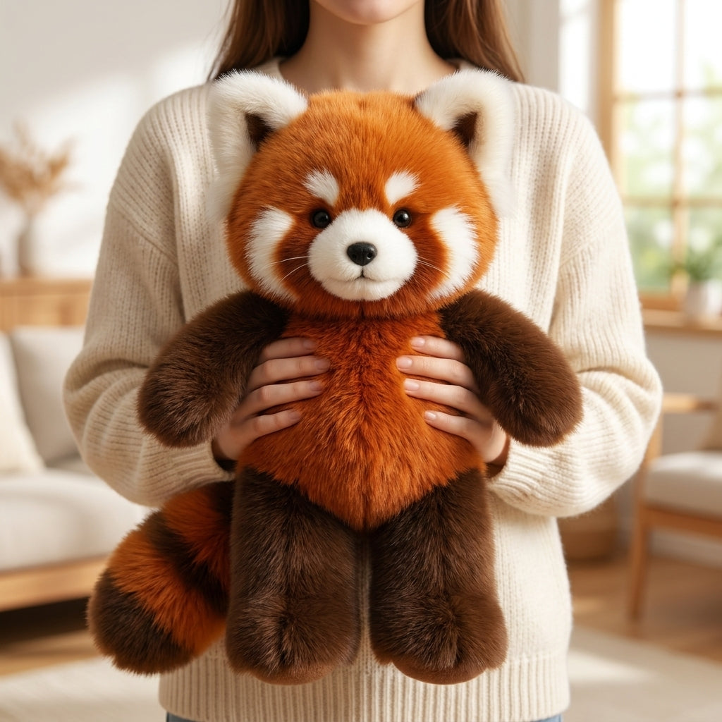 Peluche Panda Roux & Renard qui Court – Édition Duo