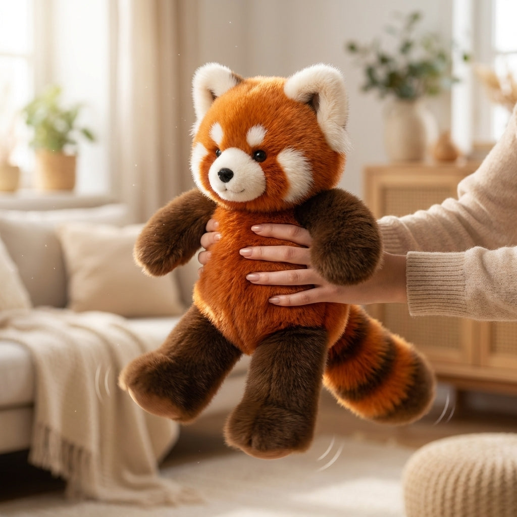 Peluche Panda Roux & Renard qui Court – Édition Duo