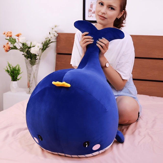 Baleine jouet en coussin parfait pour câlins
