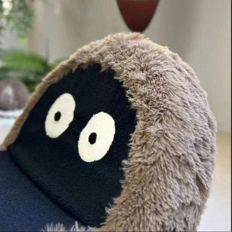 Canapé‑Lit 1 Place Monokuma | Lamb Wool Minimaliste 180×95 cm