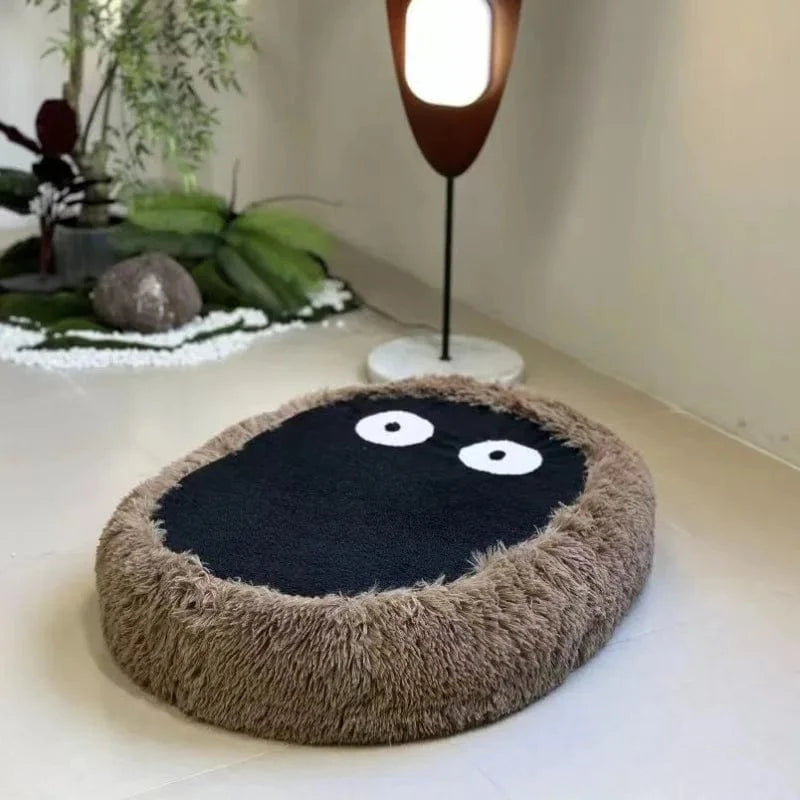 Canapé‑Lit 1 Place Monokuma | Lamb Wool Minimaliste 180×95 cm