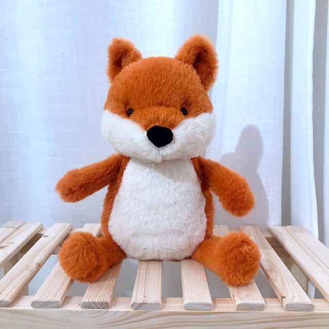 Compagnon renard en peluche doux, mignon et attachant