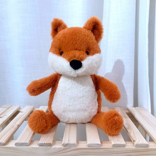 Compagnon renard en peluche doux, mignon et attachant