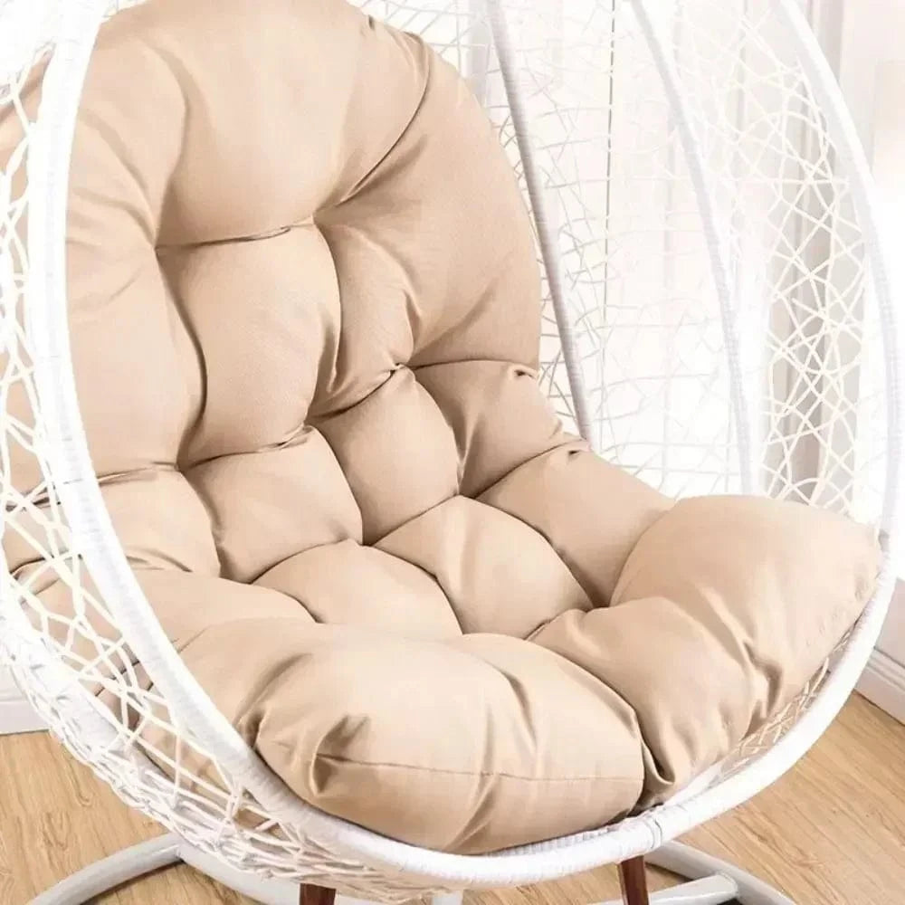 Coussin de Chaise Œuf 120×80 cm – Moelleux & Ergonomique Kaki