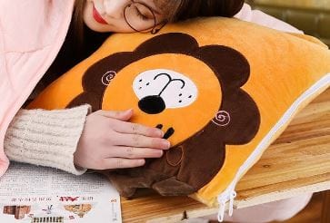 Coussin doudou doux lion Lion / 35 CM / Coussin