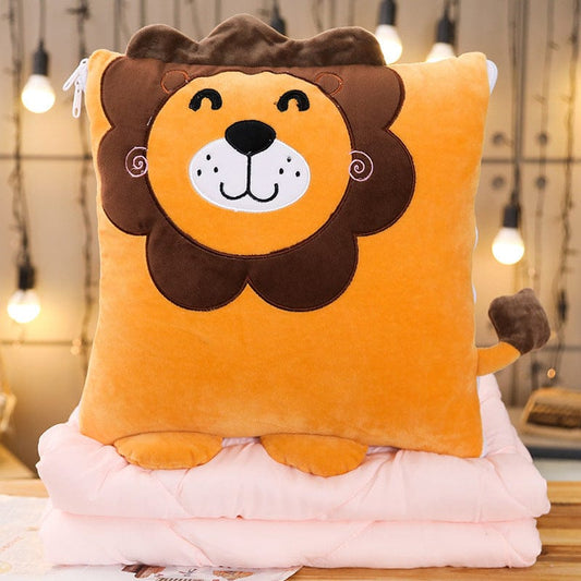Coussin doudou doux lion Lion / 35 CM / Coussin
