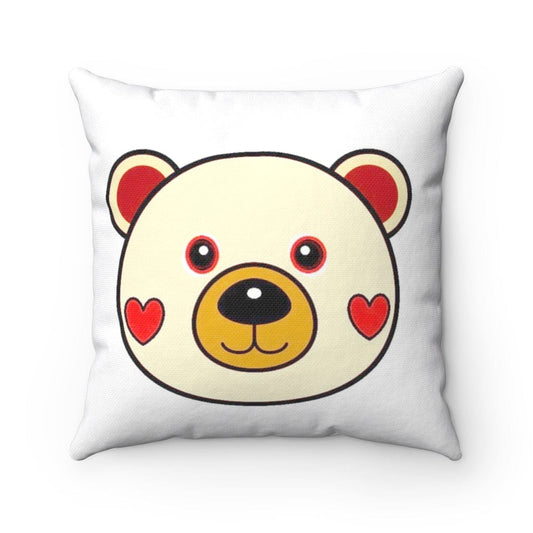 Coussin imprimé gros nounours Coussin nounours