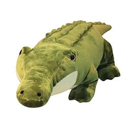Crocodile réaliste animé en animal en peluche