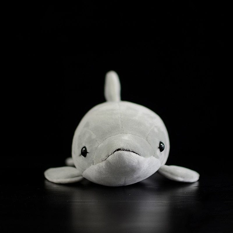 Dauphin gris réaliste en peluche