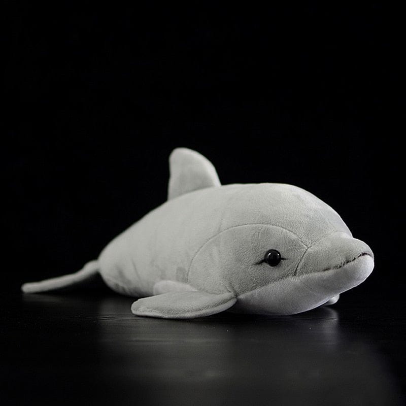Dauphin gris réaliste en peluche