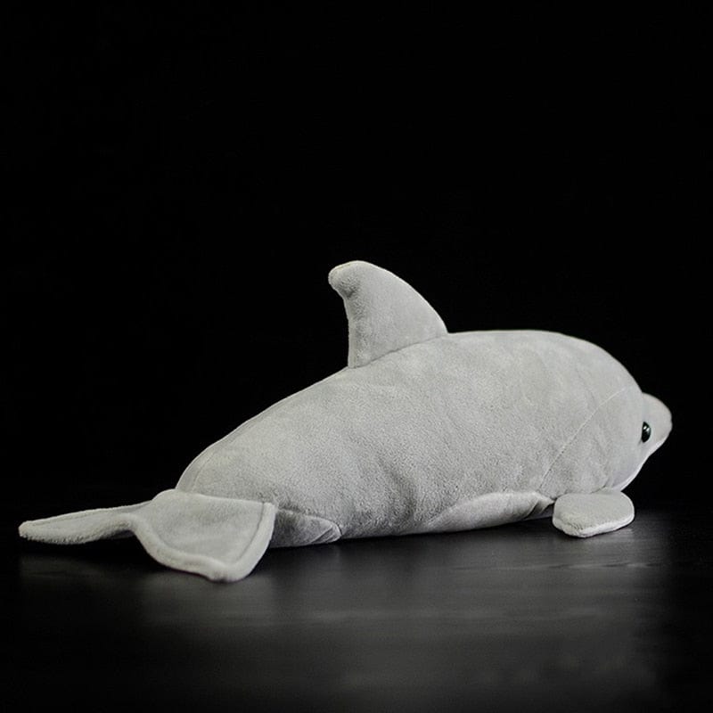 Dauphin gris réaliste en peluche