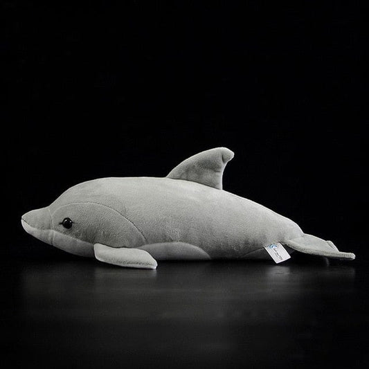 Dauphin gris réaliste en peluche