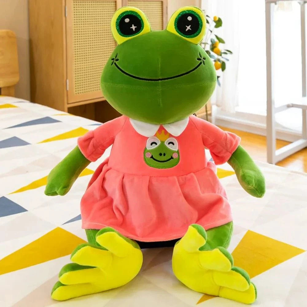 Doudou Grenouille Verte Fille