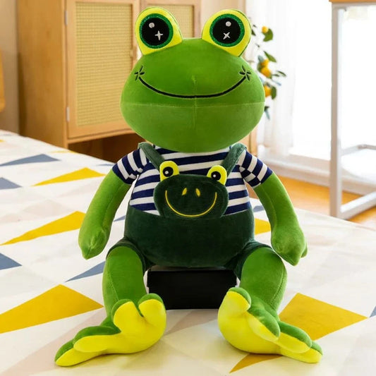 Doudou Grenouille Verte Garçon
