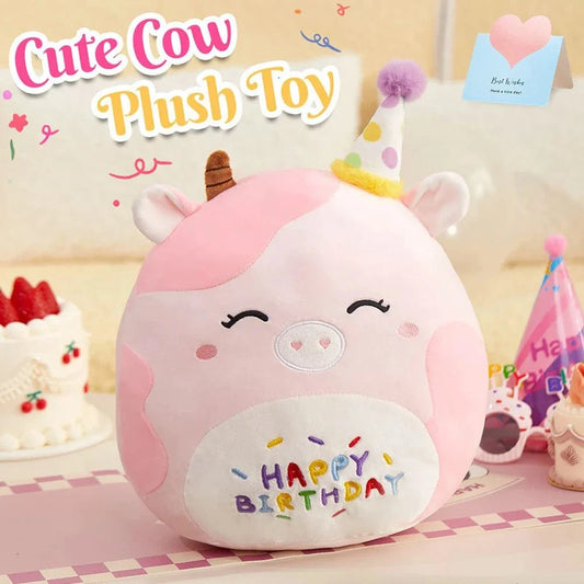 Doudou Vache Rose