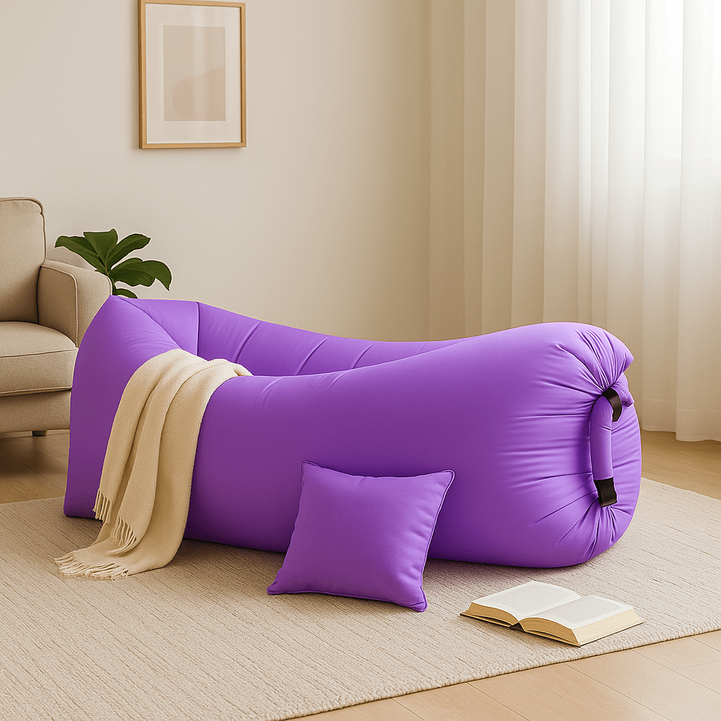 Fauteuil gonflable "Lazy Sofa" – Détente nomade & stylée