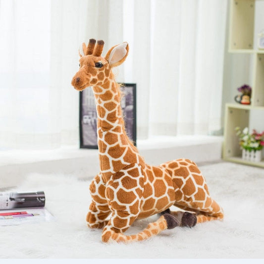 Girafe en peluche à câliner medium