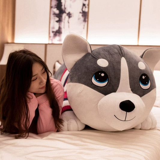 Grand Nounours Loup- Ombre Hivernale™ 80 cm
