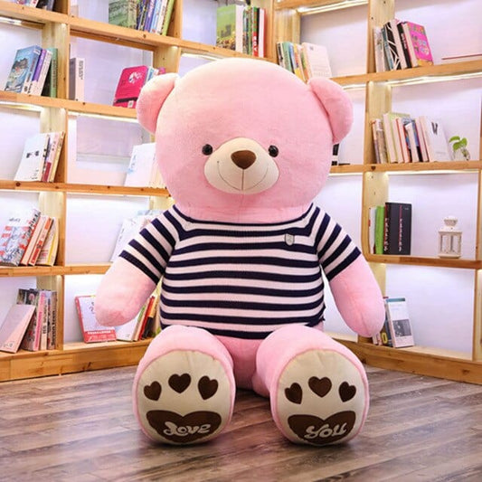 Grand Ours en Peluche Rose