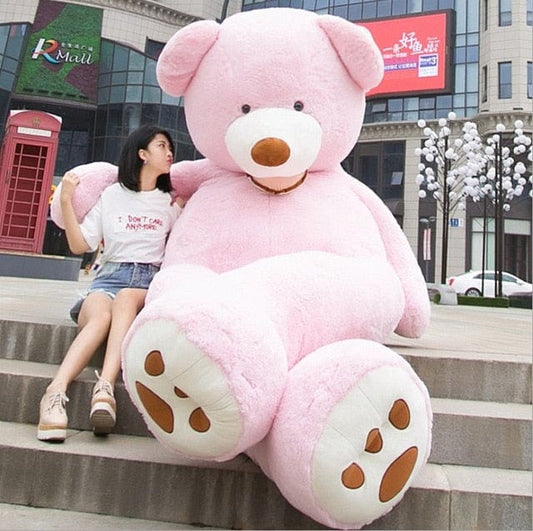 Grande peluche en forme de nounours à aimer tendrement