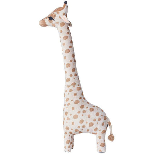 Grande peluche girafe aux grands yeux
