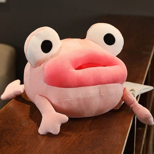 Grenouille en peluche douce et confortable