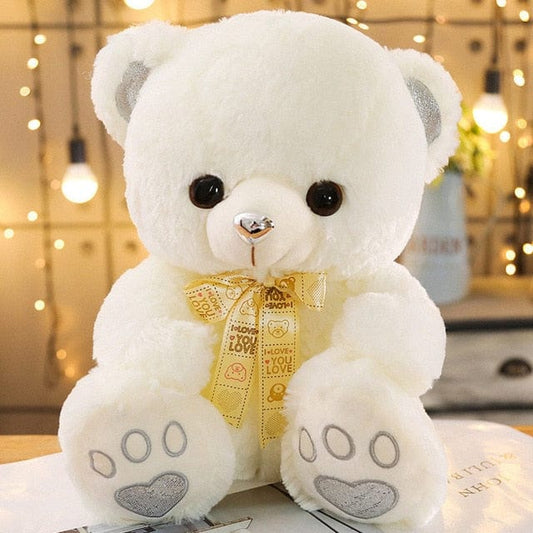 Gros Nounours en Peluche Blanc 35 cm