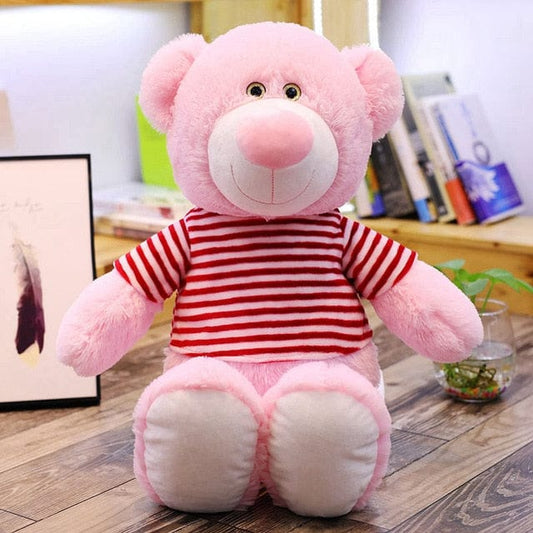 Gros Nounours en Peluche Rose