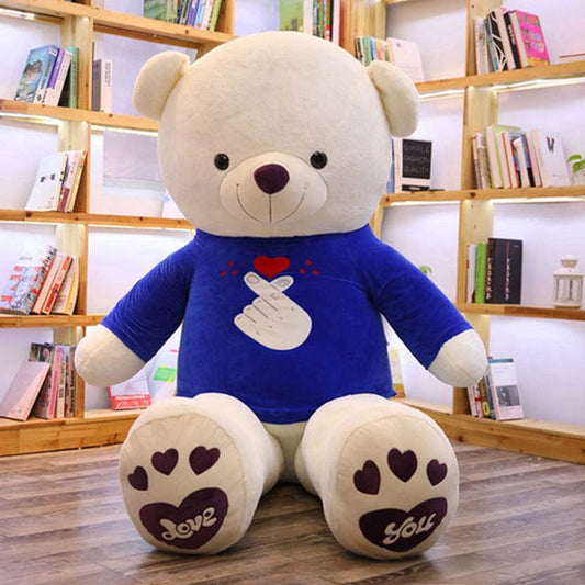 Gros Ours en Peluche Blanc