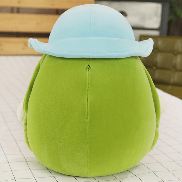 Grosse peluche avocat aux grand yeux