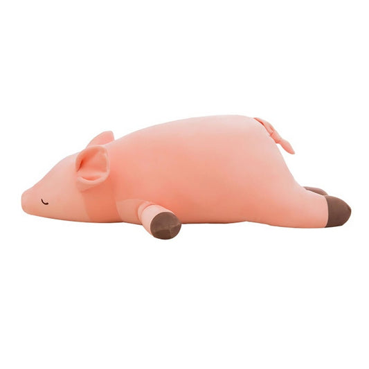 Grosse peluche cochon toute douce à aimer