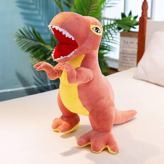 Grosse peluche dino douce et adorable Dinosaure Rose / 100 CM