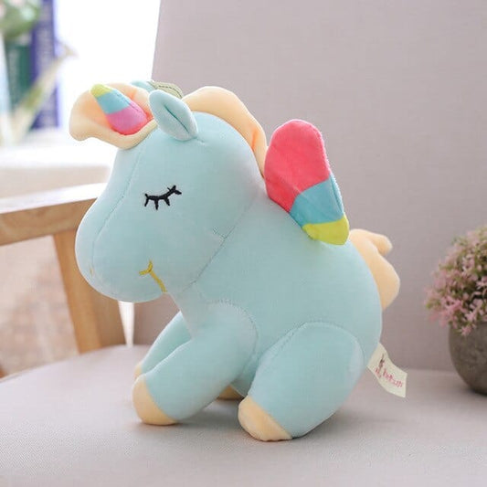 Grosse Peluche Licorne - Glitter™ 25 cm / Blue