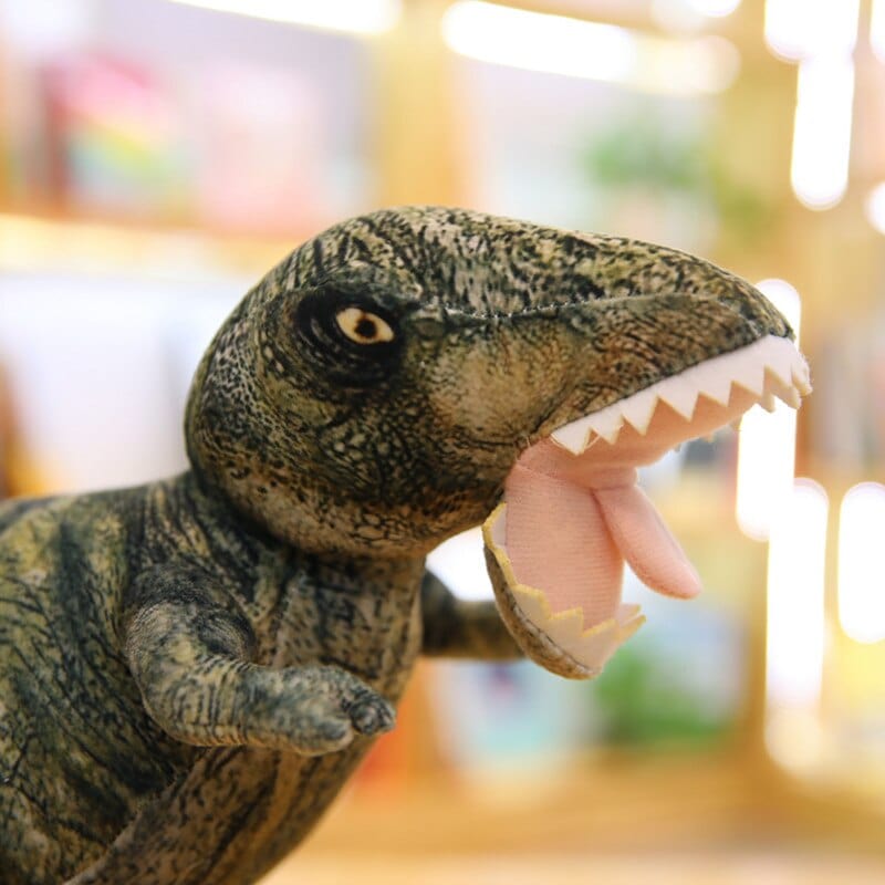 Grosse peluche réaliste de dinosaure