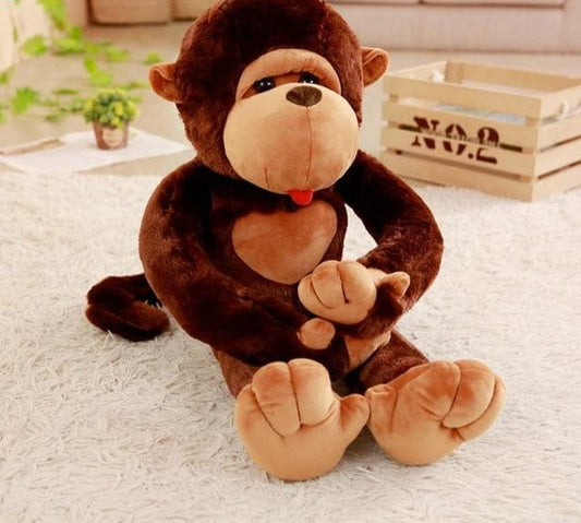 Grosse Peluche Singe - Câlinou™ 80 cm