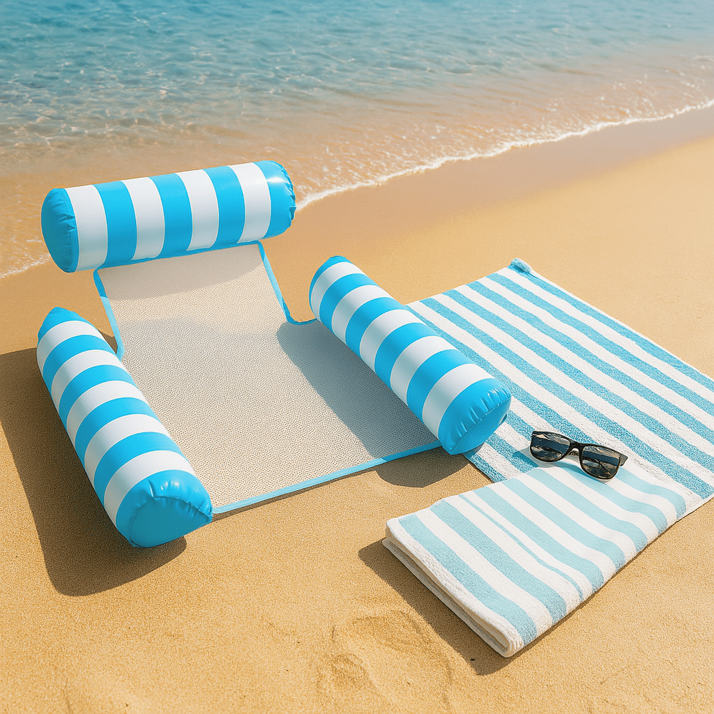 Hamac d’eau gonflable 130 × 122 cm – Matelas piscine été