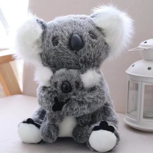 Jouet bébé Koala et sa maman gris