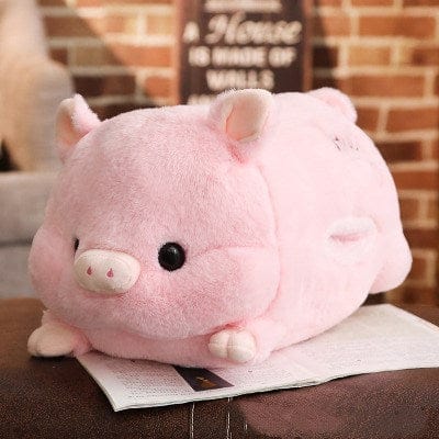 Jouet cochon au pelage super doux Cochon rose / 90CM