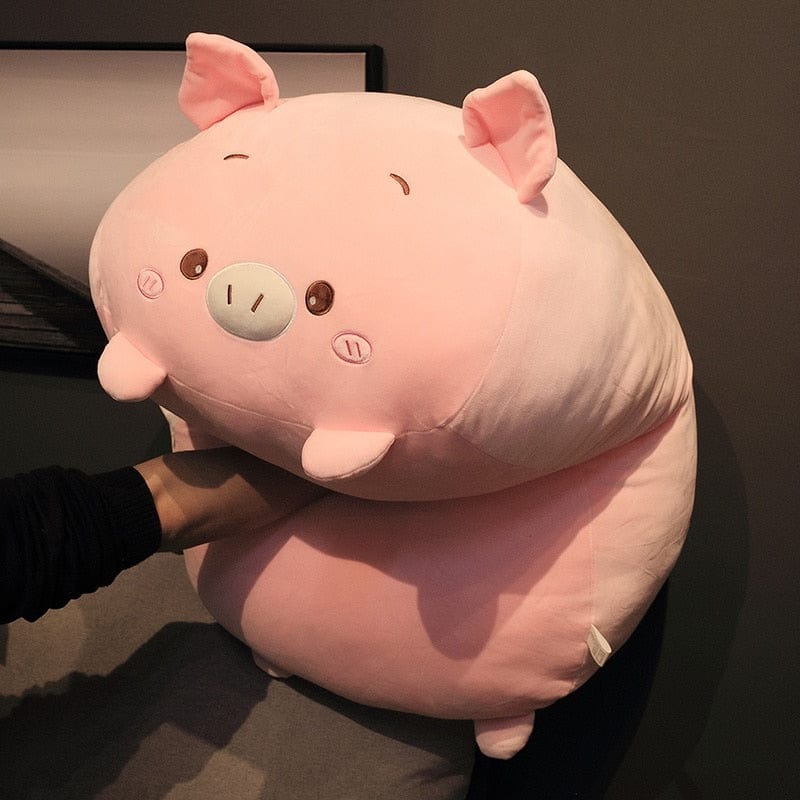 Jouet en peluche cochon géant